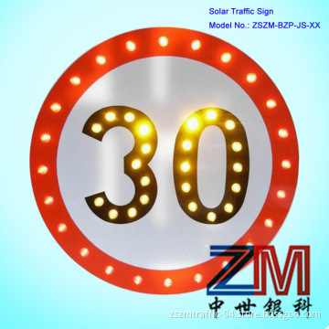 Solar Traffic LED Sign Board